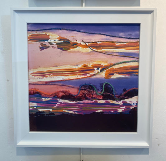 Gosbeck sunset, Suffolk image 1