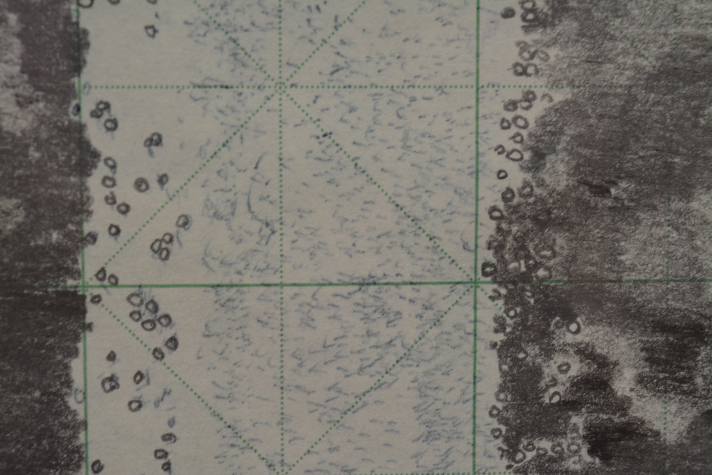 Neverending Shower - graphite drawing