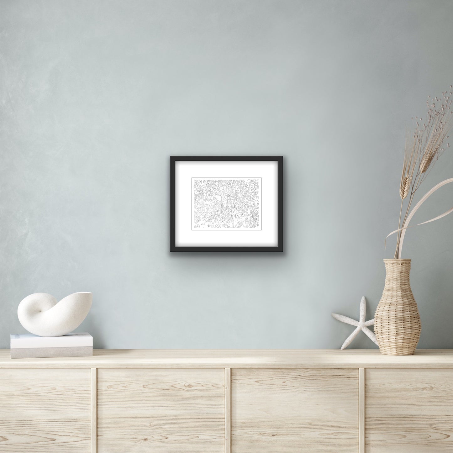 Water Reflections - graphite drawing