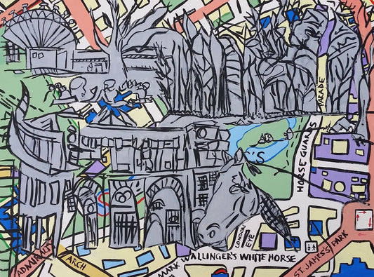 Admiralty Arch - acrylic painting by Georgina Zafeiri